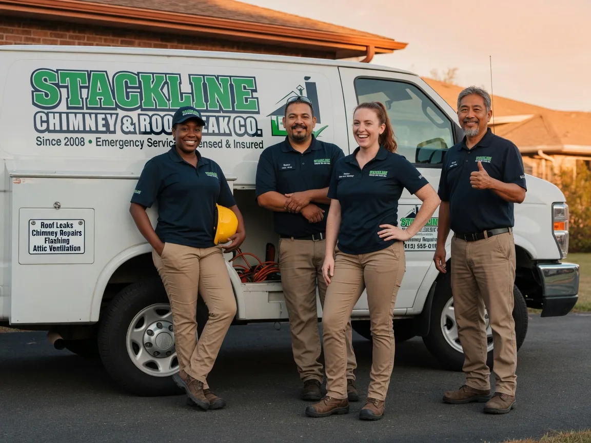 Chimney flashing repair company in Roaring Springs, TX